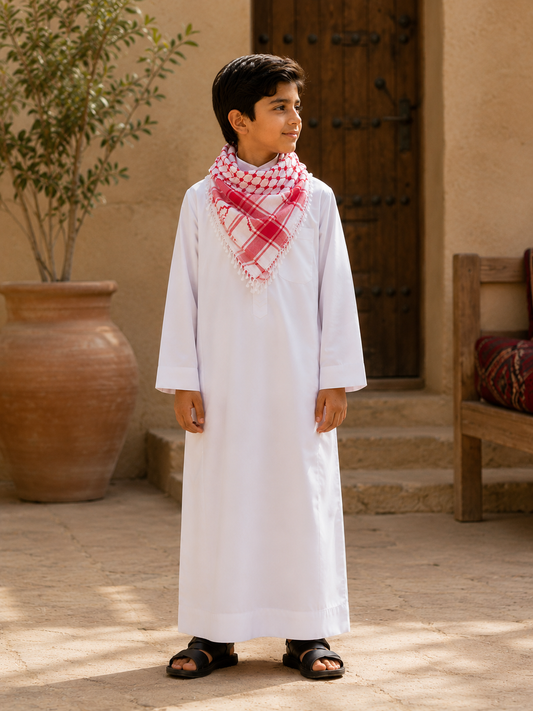 Zuhd Heritage Red Keffiyeh Bandana