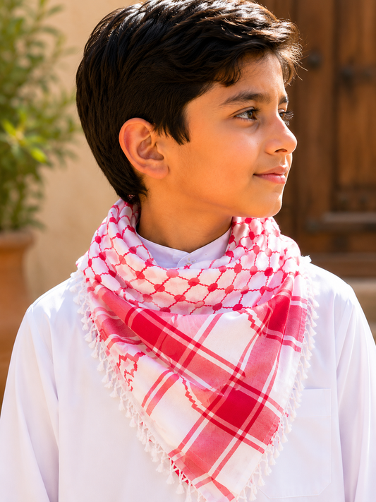 Zuhd Heritage Red Keffiyeh Bandana