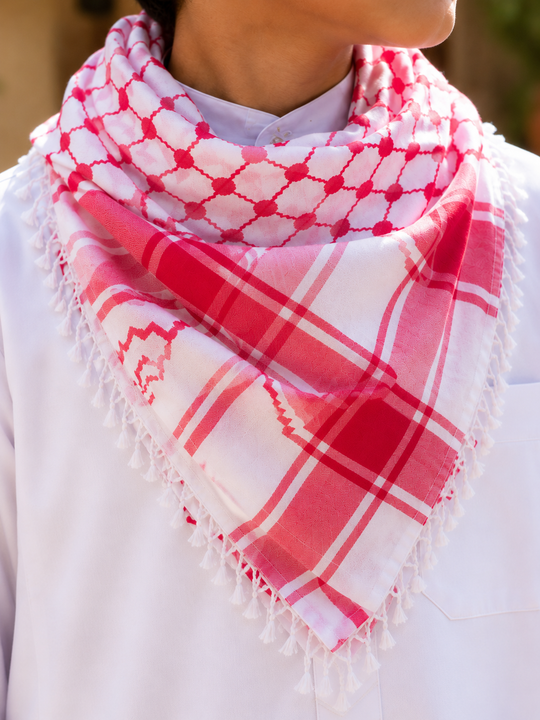 Zuhd Heritage Red Keffiyeh Bandana