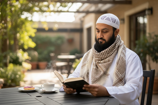 The Sahara Crest Shemagh – Traditional Palestine Pattern