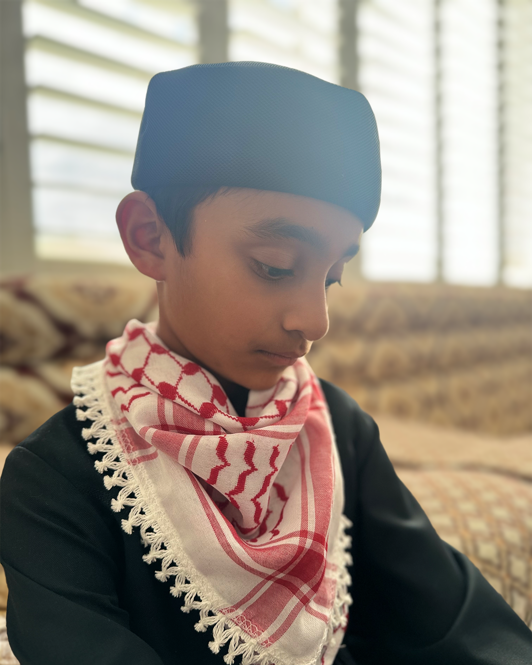 Zuhd Heritage Red Keffiyeh Bandana