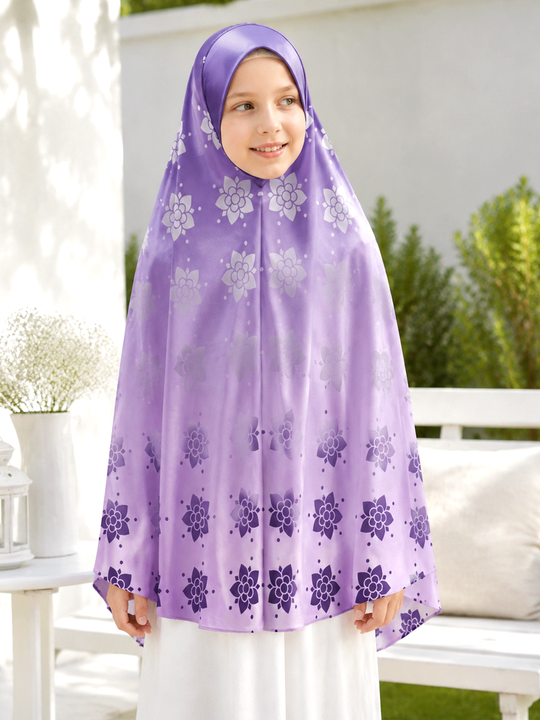 Purple Gradient - Prayer Hijab