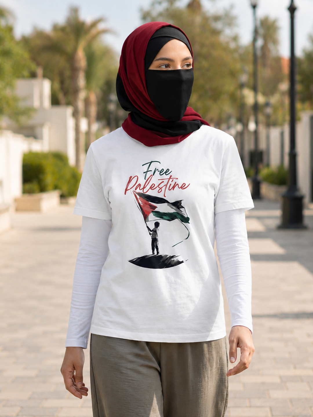 Women Palestine T-Shirt – Freedom, Pride & Heritage