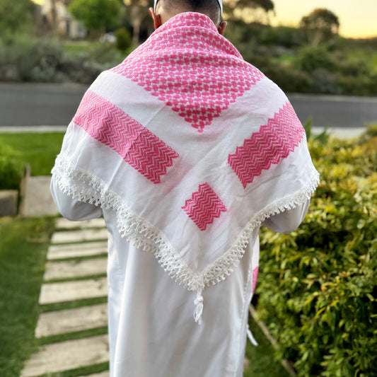 Baby Pink Keffiyeh