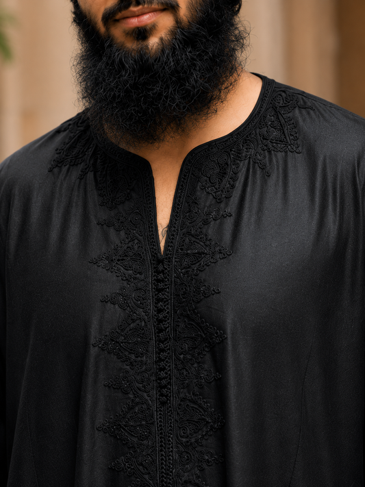 Al-Andalus Jalabiyyah – A tribute to Moroccan heritage with exquisite tatreez embroidery