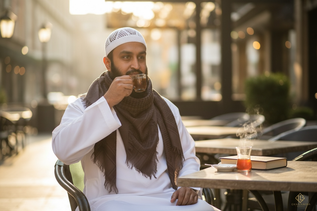 Earth Warrior Shemagh – Deep Mocha Edition