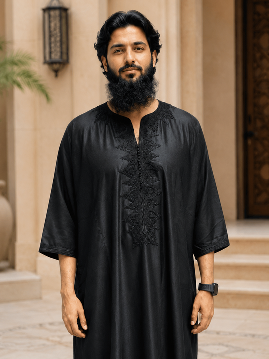 Al-Andalus Jalabiyyah – A tribute to Moroccan heritage with exquisite tatreez embroidery