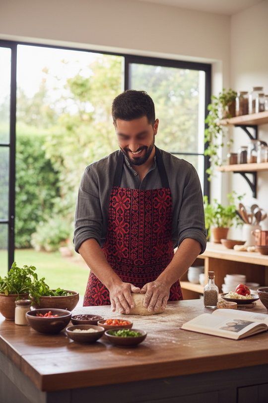 The Heritage Chef: Bespoke Palestine Embroidery Apron