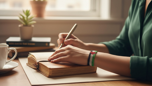 Heritage Beaded Bracelet – Palestine Handmade Edition