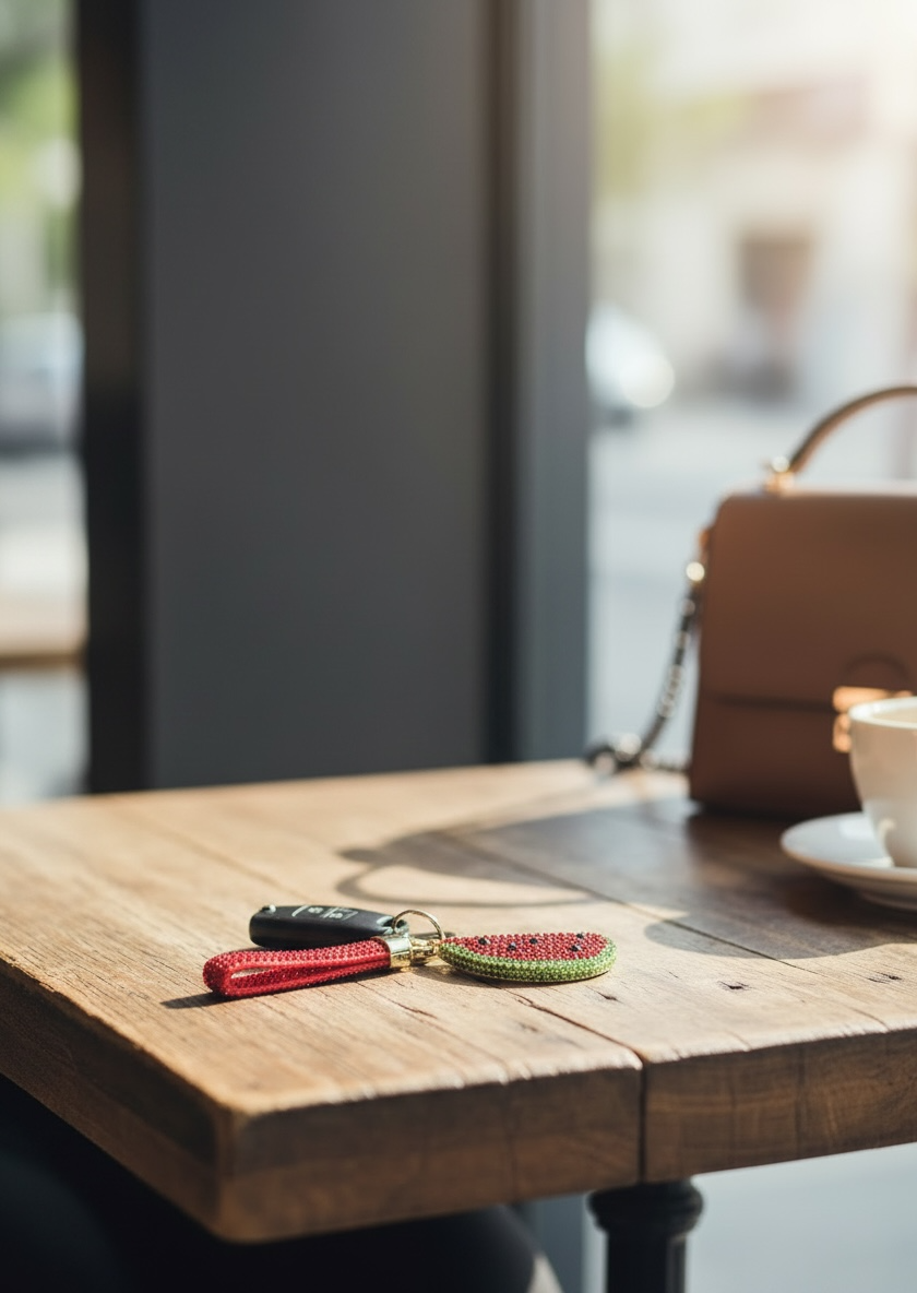 🍉 Crimson Heritage Watermelon Charm – Handcrafted Elegance