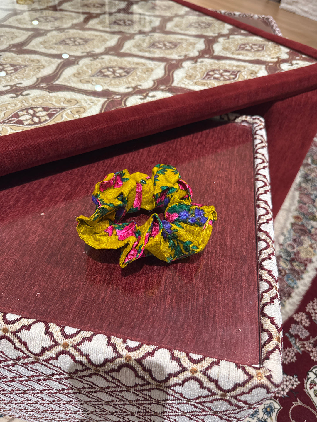 Al-Dhahab Scrunchie — Golden Threads of Heritage