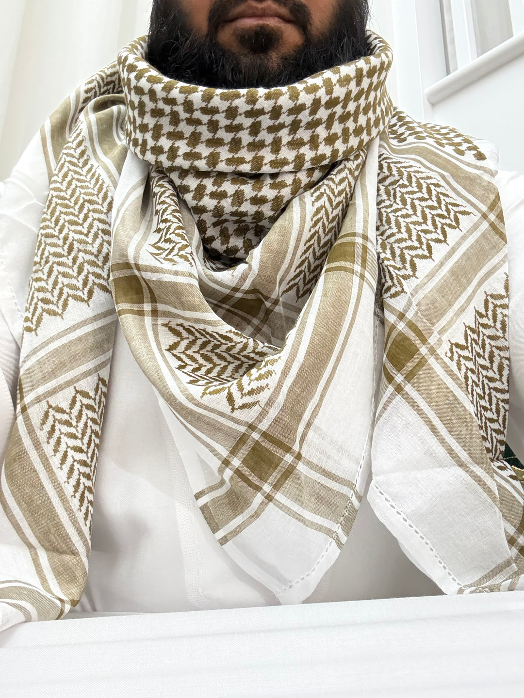 The Olive Pearl Shemagh