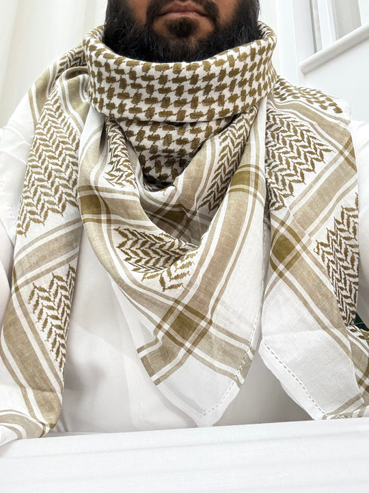 The Olive Pearl Shemagh