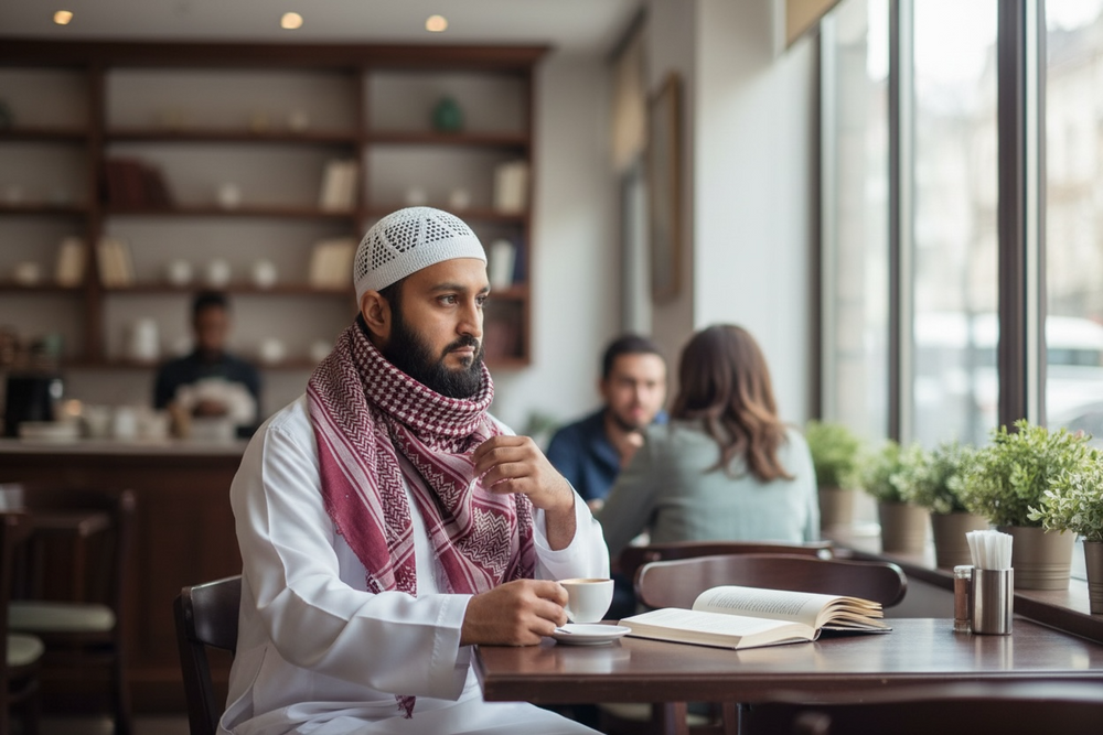 Maroon Nomad Shemagh – Keffiyeh Edition