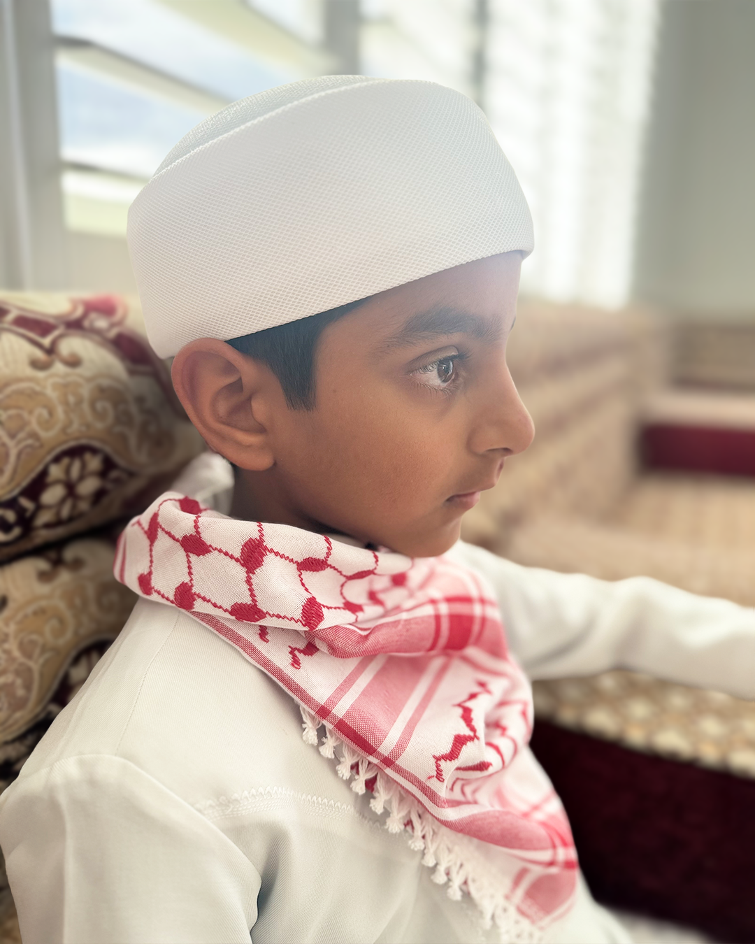 Zuhd Heritage Red Keffiyeh Bandana