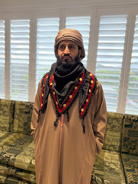 The Dreaming Keffiyeh – Black Edition
