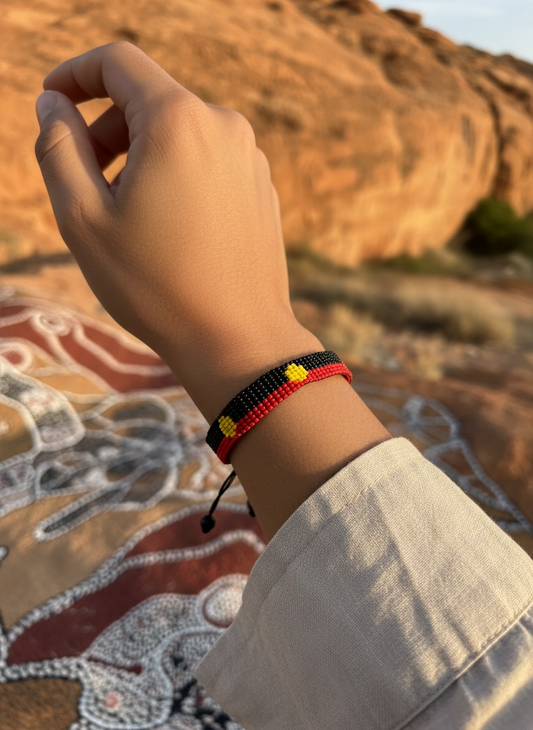 Dreamtime Spirit Bracelet (Handmade Beaded)