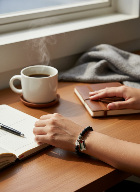 Sacred Threads Bracelet – Al-Aqsa Heritage Edition (Handmade Beaded)