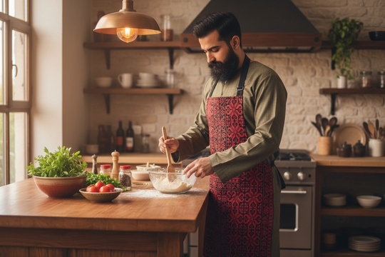 The Heritage Chef: Bespoke Palestine Embroidery Apron