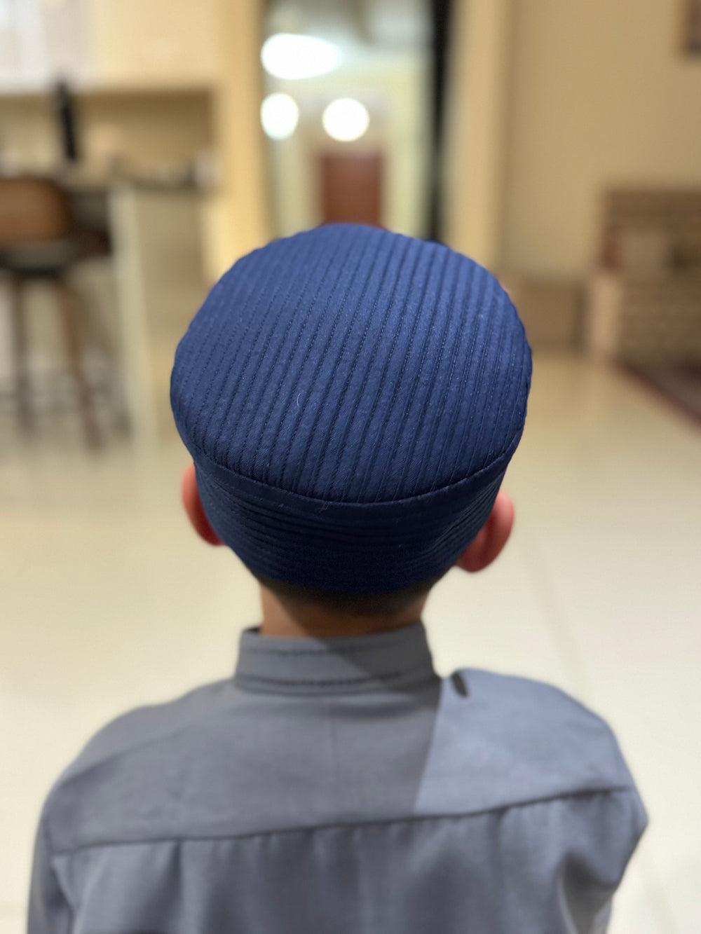 Zuhd Blue Soft Sunnah Cap 1