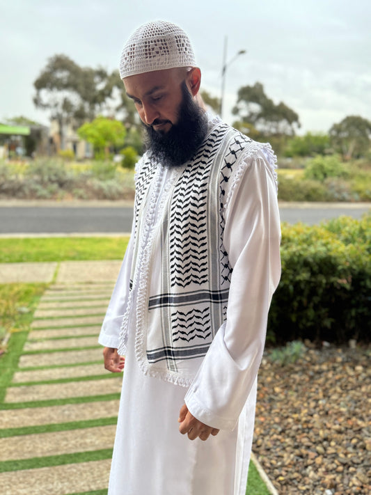 Zuhd Heritage Keffiyeh Vest – Limited Edition