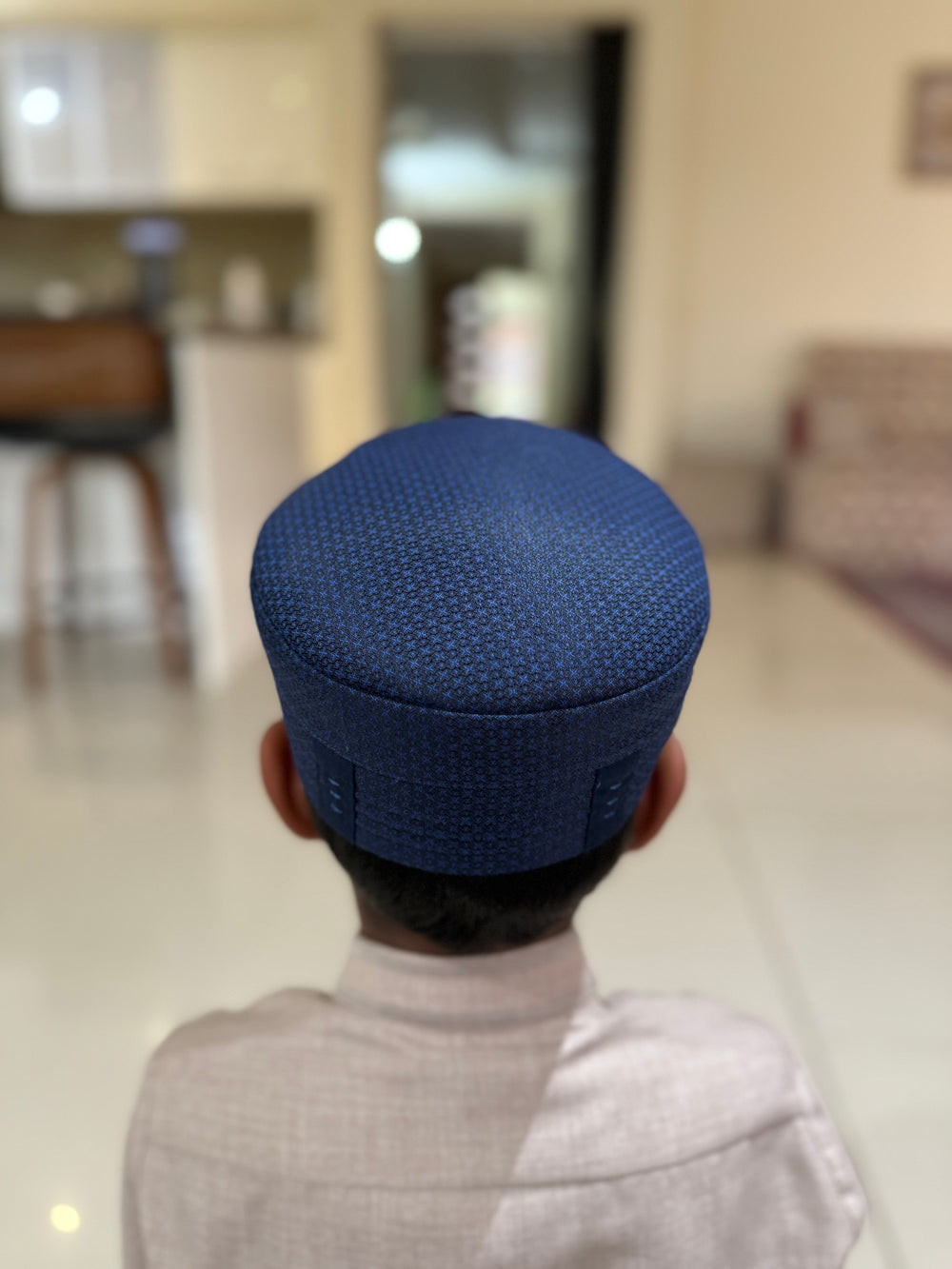 Zuhd Blue Soft Sunnah Cap