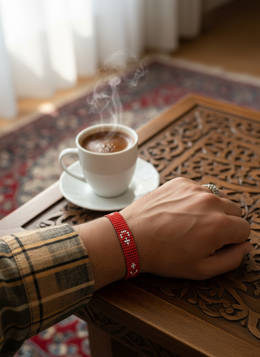 Anatolia Thread Bracelet (Handmade Beaded)