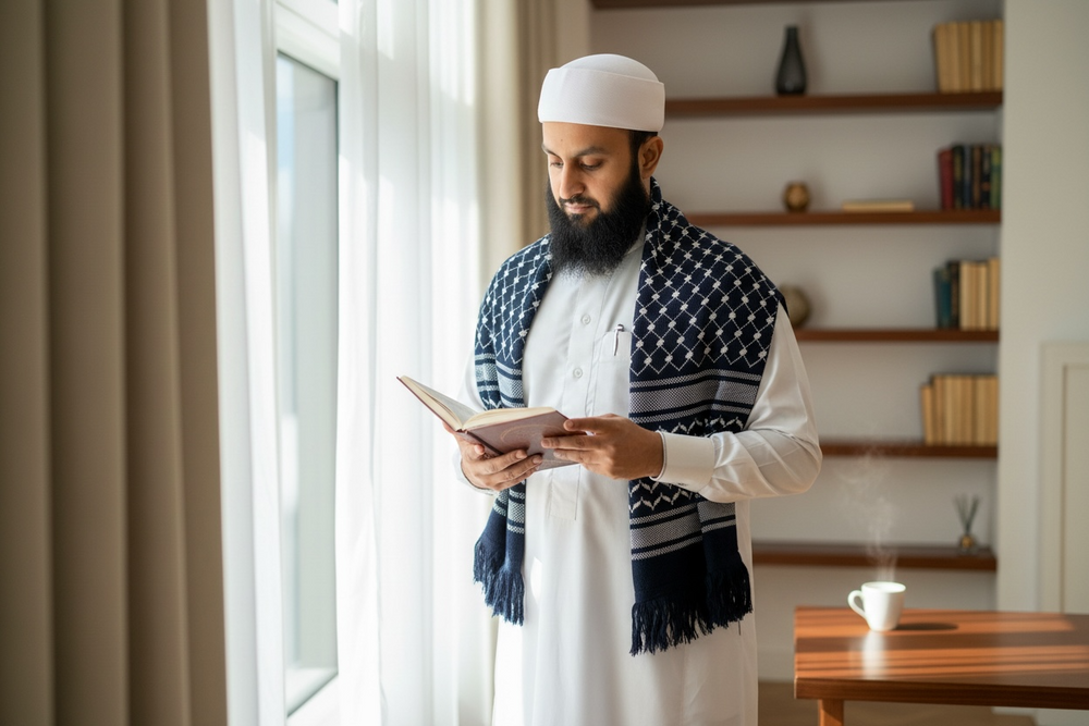 The Navy Legacy Keffiyeh Shawl – Heritage Edition