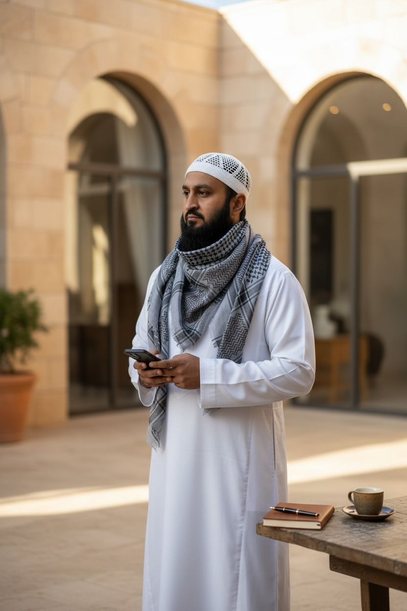 The Steel Nomad Shemagh – Urban Heritage Edition