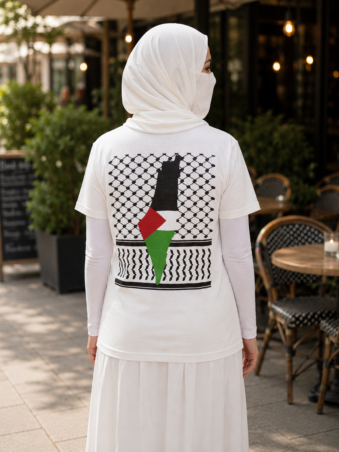 Women Palestine Victory Slogan T-Shirt