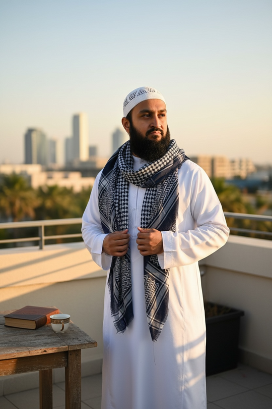 The Midnight Nomad Shemagh – Heritage Edition