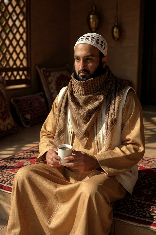 Brown Legacy Shemagh – The Pattern of Strength