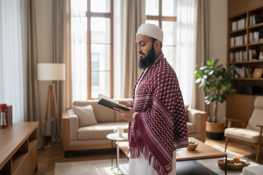 The Maroon Legacy Keffiyeh Shawl – Heritage Edition