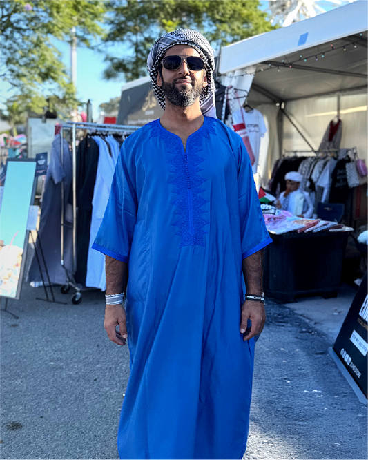 Al-Andalus Jalabiyyah – A tribute to Moroccan heritage with exquisite tatreez embroidery