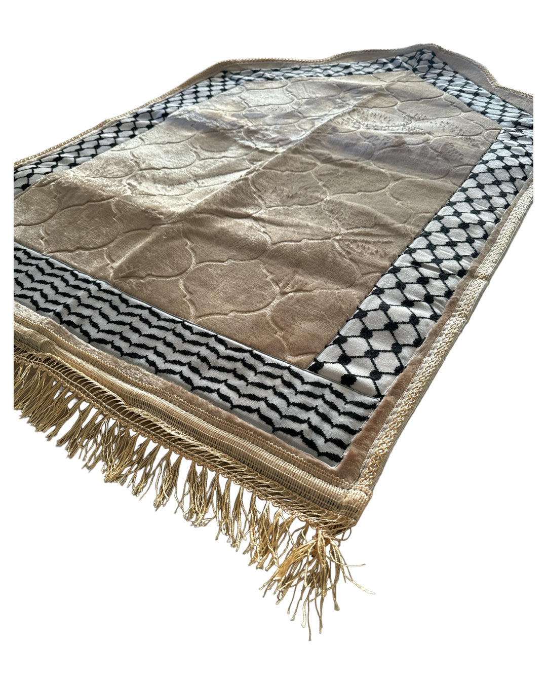 Heritage Elegance: Hand Made Bespoke Keffiyeh Prayer Mats