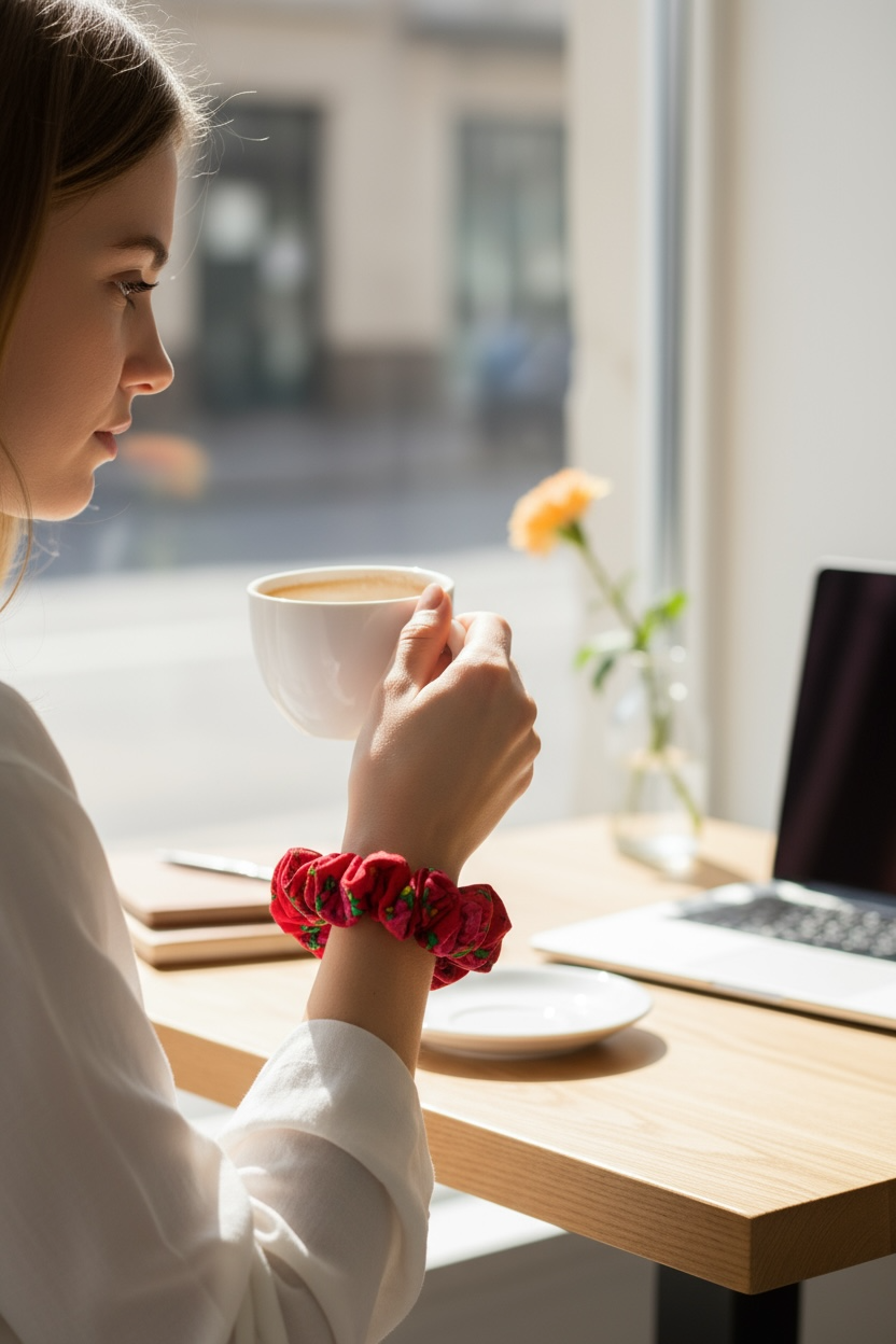 Al-Qalb Scrunchie — Heart of Resistance