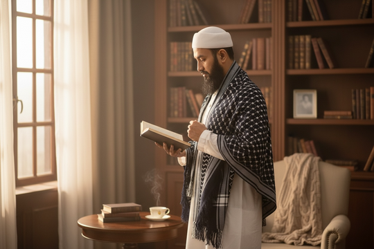 The Navy Legacy Keffiyeh Shawl – Heritage Edition