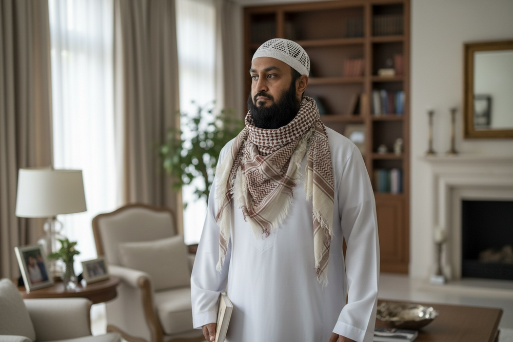 Sandstone Shemagh – Keffiyeh Weave