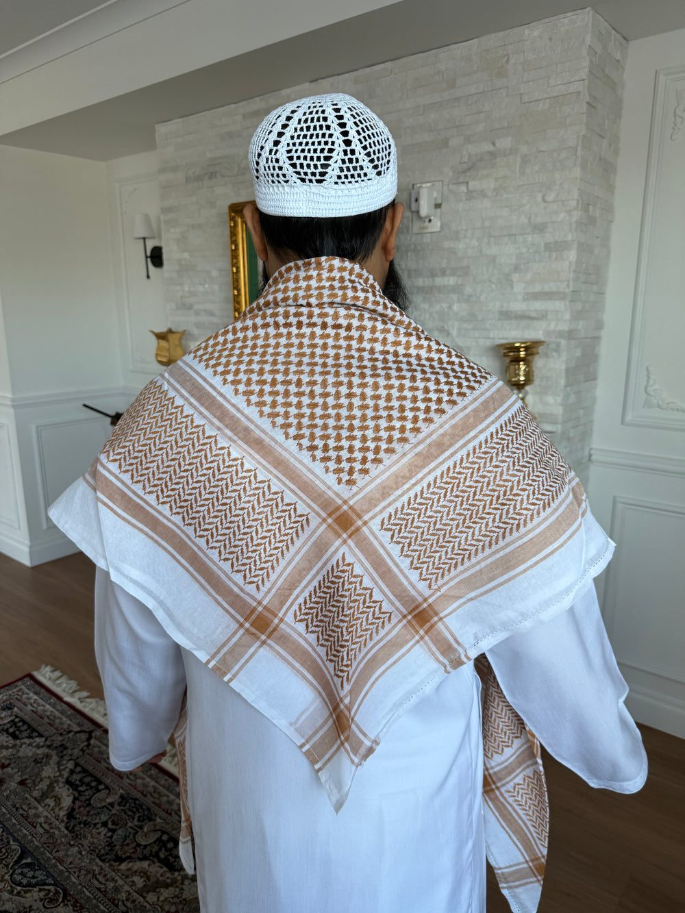 Desert Camel Keffiyeh – Honey Sand Edition