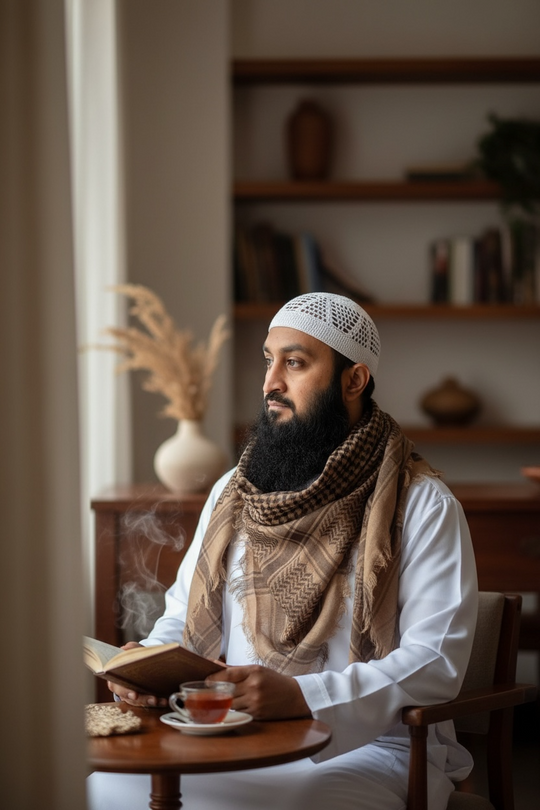 Desert Heritage Keffiyeh – Sands of Strength