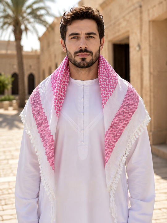 Baby Pink Keffiyeh