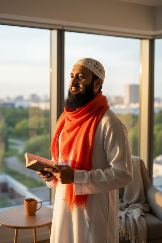 The Flame Ember Shemagh – Bold Heritage Edition