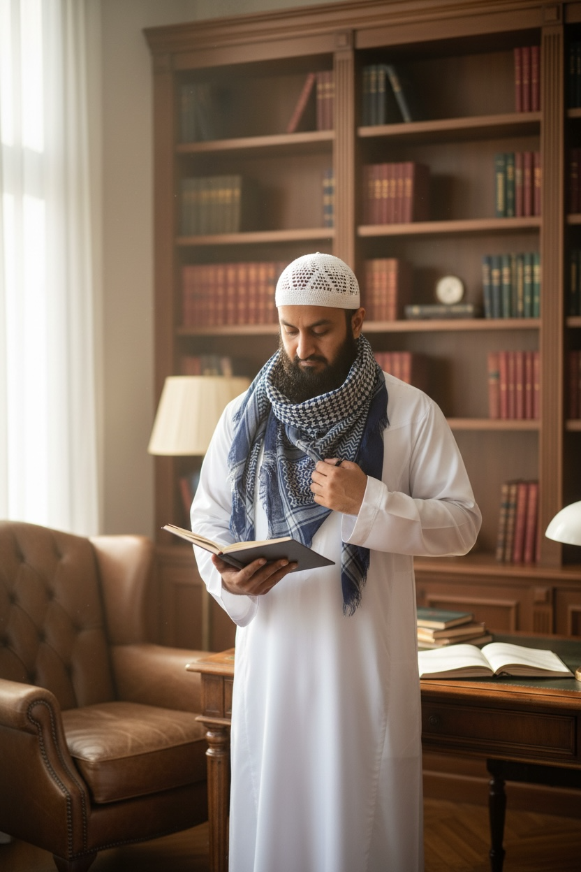 The Ocean Nomad Shemagh – Blue Heritage Edition