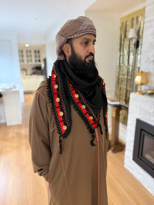 The Dreaming Keffiyeh – Black Edition