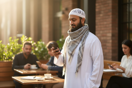 Stone Mirage Keffiyeh – Charcoal Edition