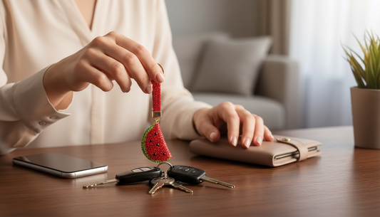 🍉 Crimson Heritage Watermelon Charm – Handcrafted Elegance