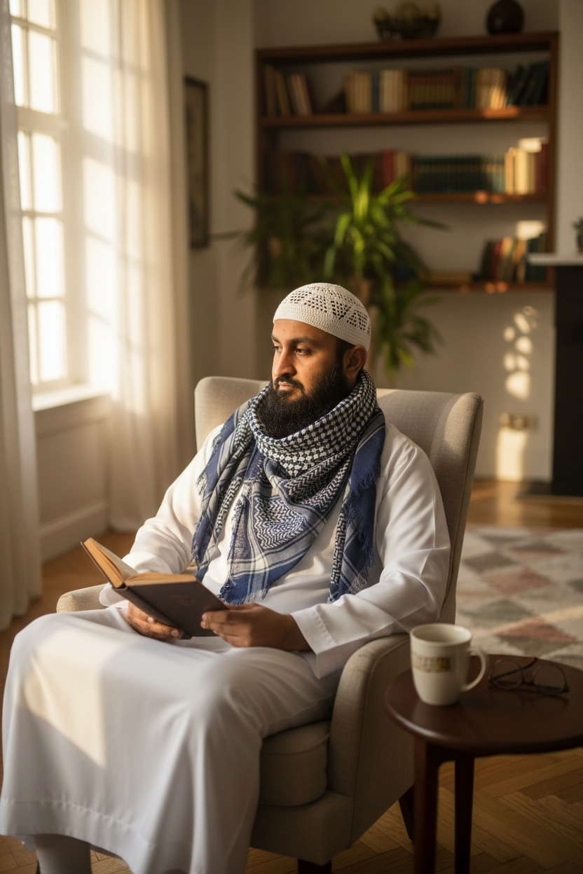 The Ocean Nomad Shemagh – Blue Heritage Edition