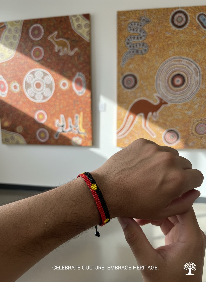 Dreamtime Spirit Bracelet (Handmade Beaded)