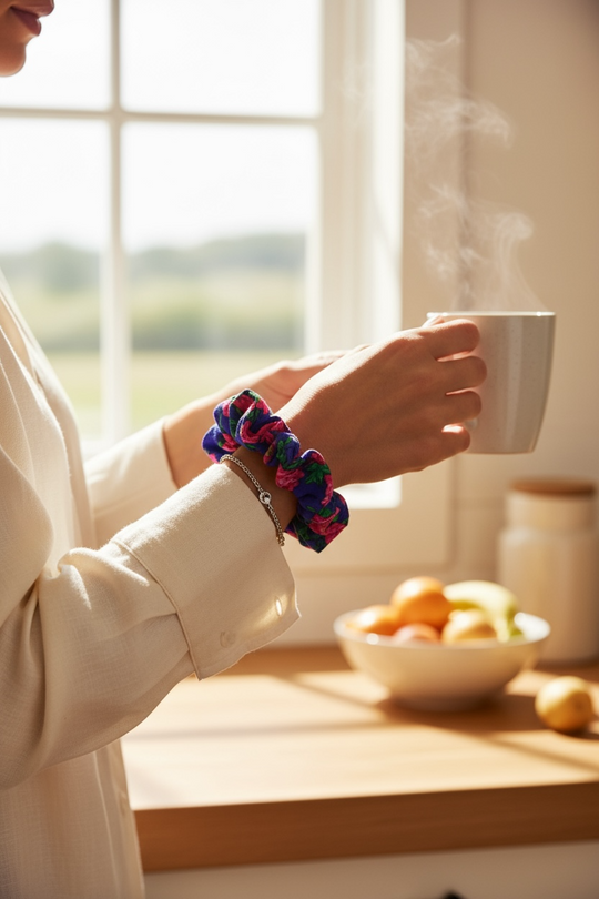 Al-Layl Scrunchie — Purple Majesty