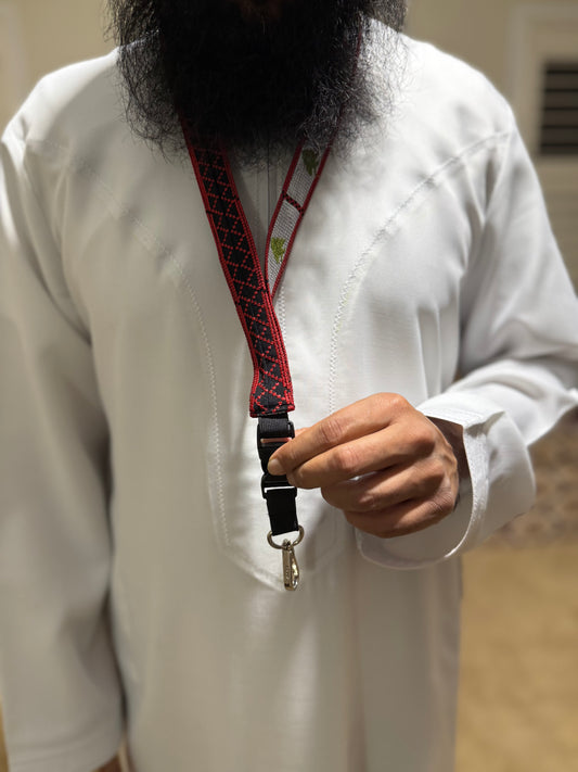 Legacy on a Lanyard – Palestine & Lebanon Flag Editions by Zuhd (HAND MADE)